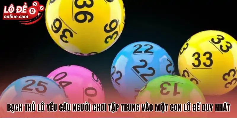 Lô Bạch Thủ - Hướng Dẫn Soi Cầu Chuẩn Từ Chuyên Gia 1 Bạch thủ lô yêu cầu người chơi tập trung vào một con lô đề duy nhất