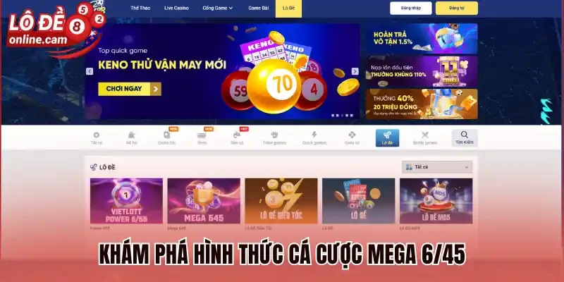 Sky88 - Tham Gia Quay Số Đổi Thưởng Siêu Hấp Dẫn Mỗi Ngày 2 Khám phá hình thức cá cược Mega 6/45