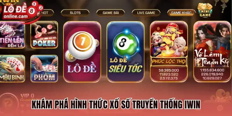 Iwin - Cổng Lô Đề Uy Tín Được Chuyên Gia Đánh Giá 5 Sao 2 Khám phá hình thức xổ số truyền thống Iwin