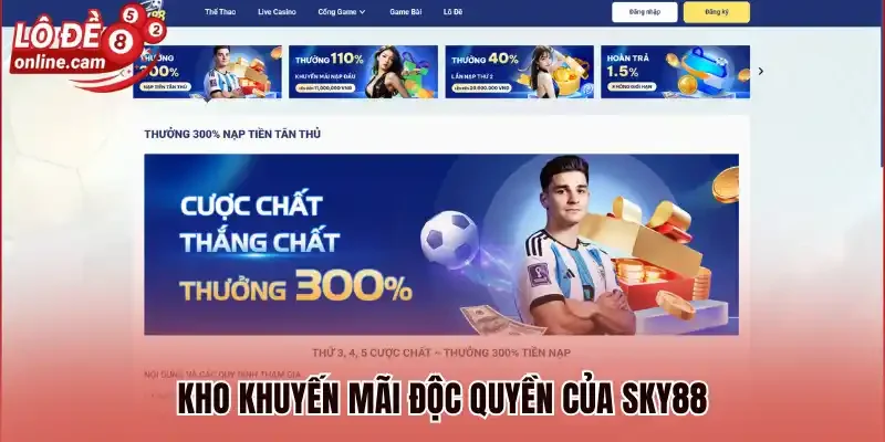 Sky88 - Tham Gia Quay Số Đổi Thưởng Siêu Hấp Dẫn Mỗi Ngày 3 Kho khuyến mãi độc quyền của Sky88