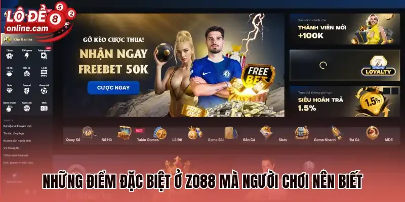 Zo88 - Quay Số Đổi Thưởng Online Nhận Thưởng Lên Đến 1:900 1 Những điểm đặc biệt ở Zo88 mà người chơi nên biết